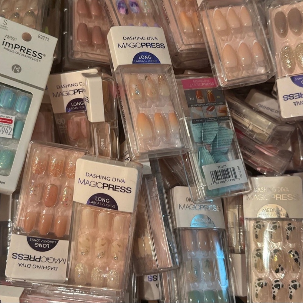 Mystery Box of 10 sets of Dashing Diva Press On Nail Kits Bundle Press On Nails